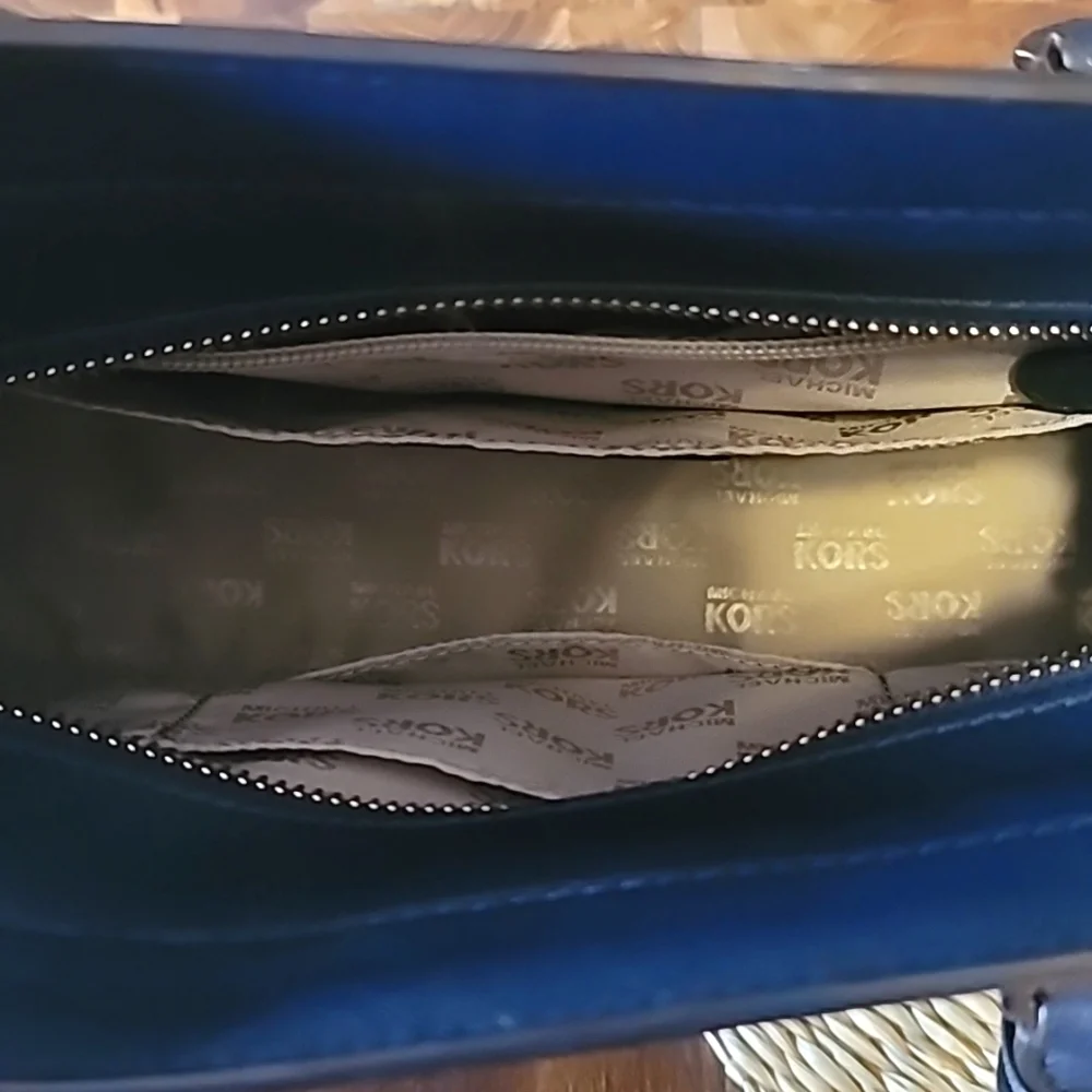 Michael Kors Navy Dillon Satchel - Picture 8 of 9